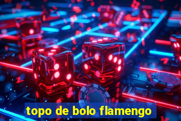 topo de bolo flamengo